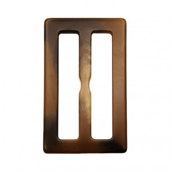 Пряжка пластик, 5см, цвет кофе матовый